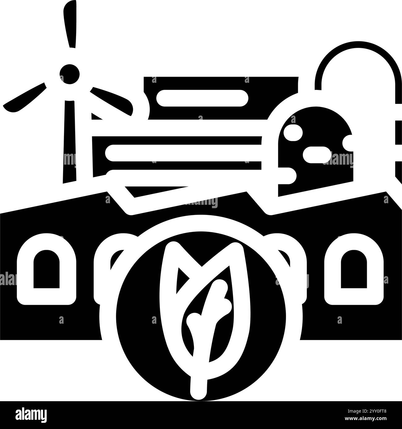 sustainable industry glyph icon vector illustration Stock Vector Image ...