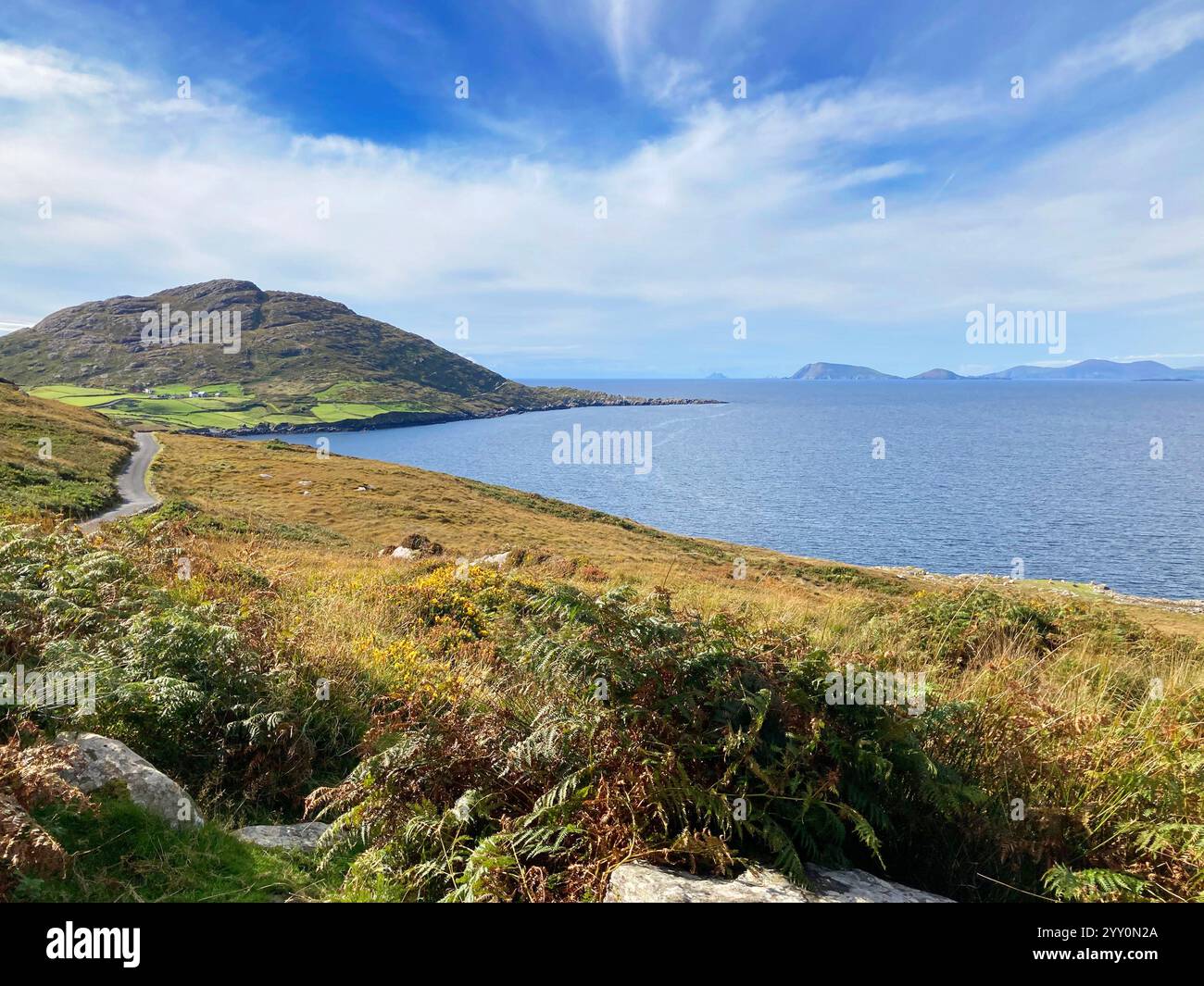 The Irish coast between Allihies and Eyeries, West County Cork -John Gollop - Smartphone Captured Stock Image