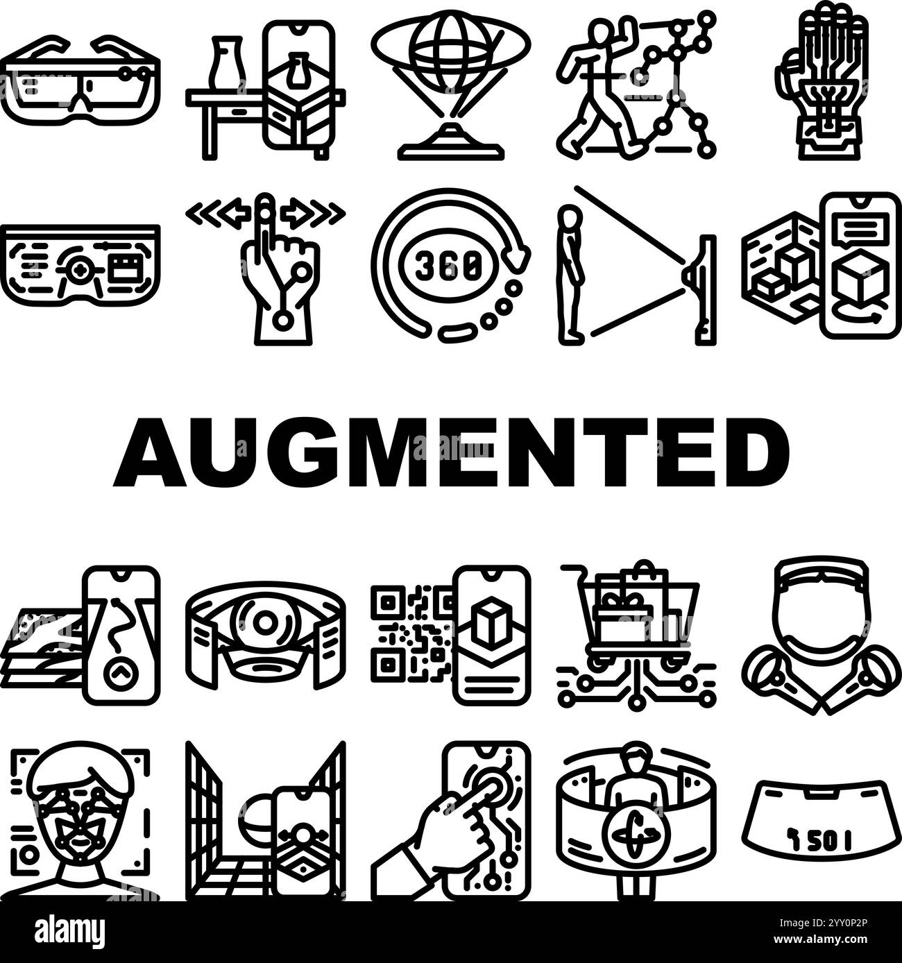 Hologram augmented Black and White Stock Photos & Images - Alamy