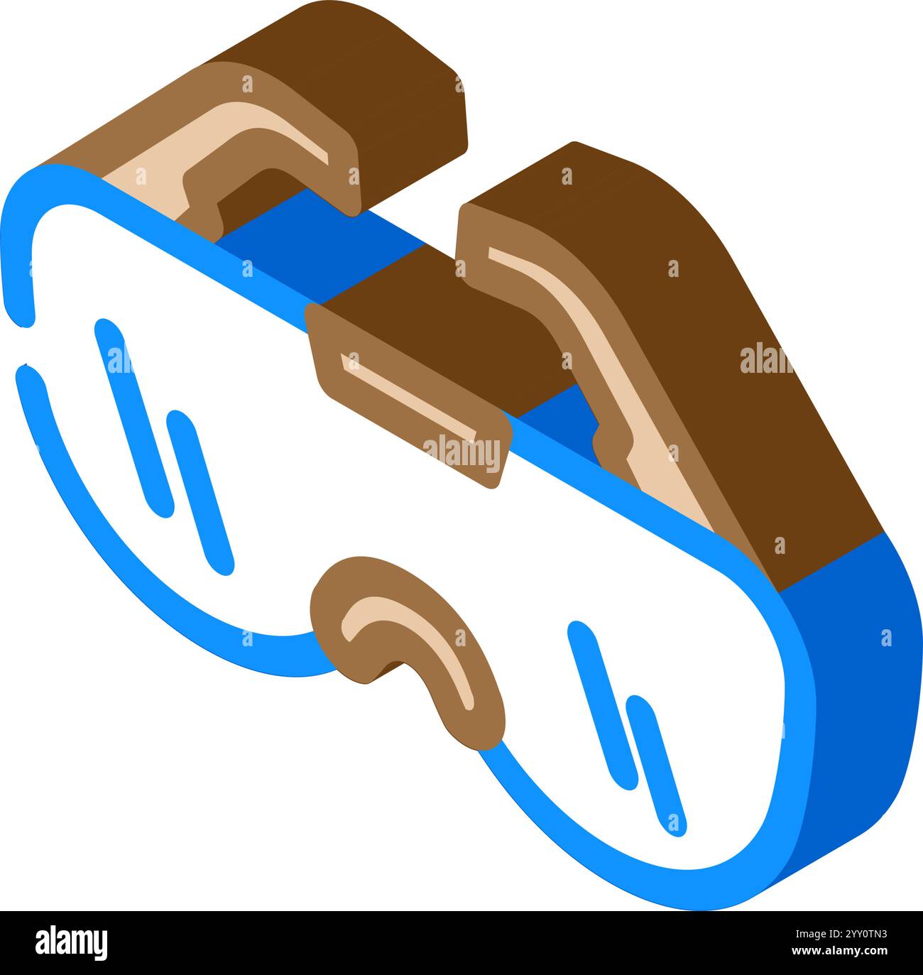 safety goggles bleach isometric icon vector illustration Stock Vector ...