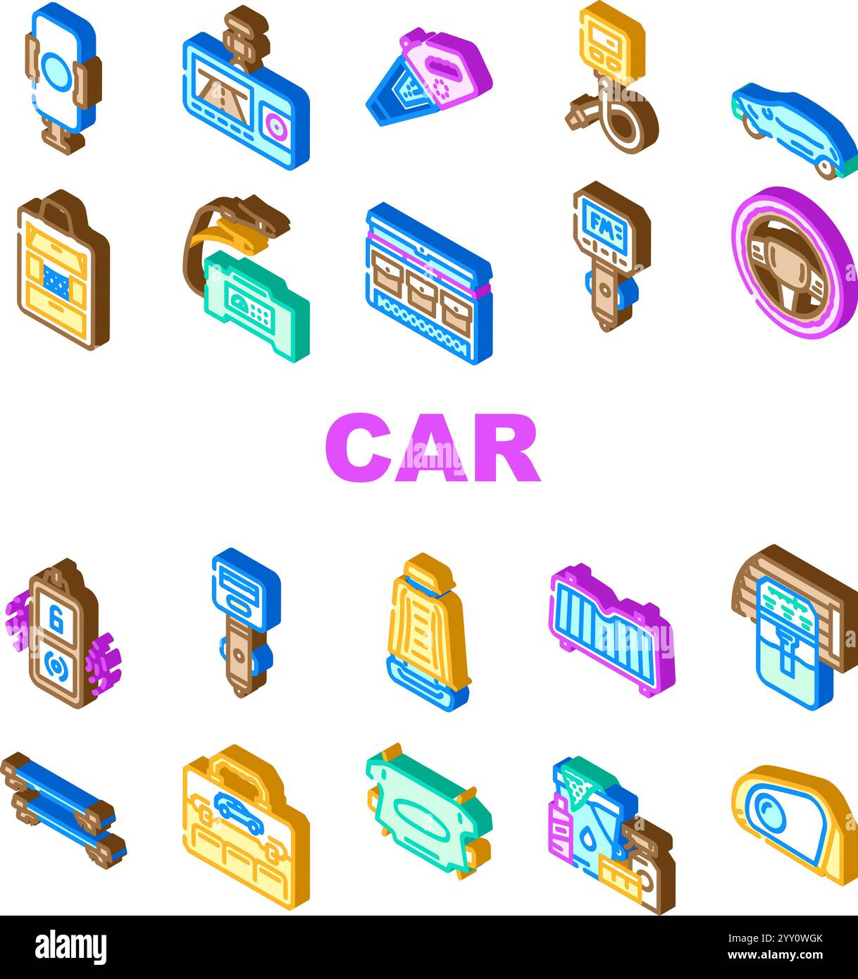 Car floor mats Stock Vector Images - Alamy