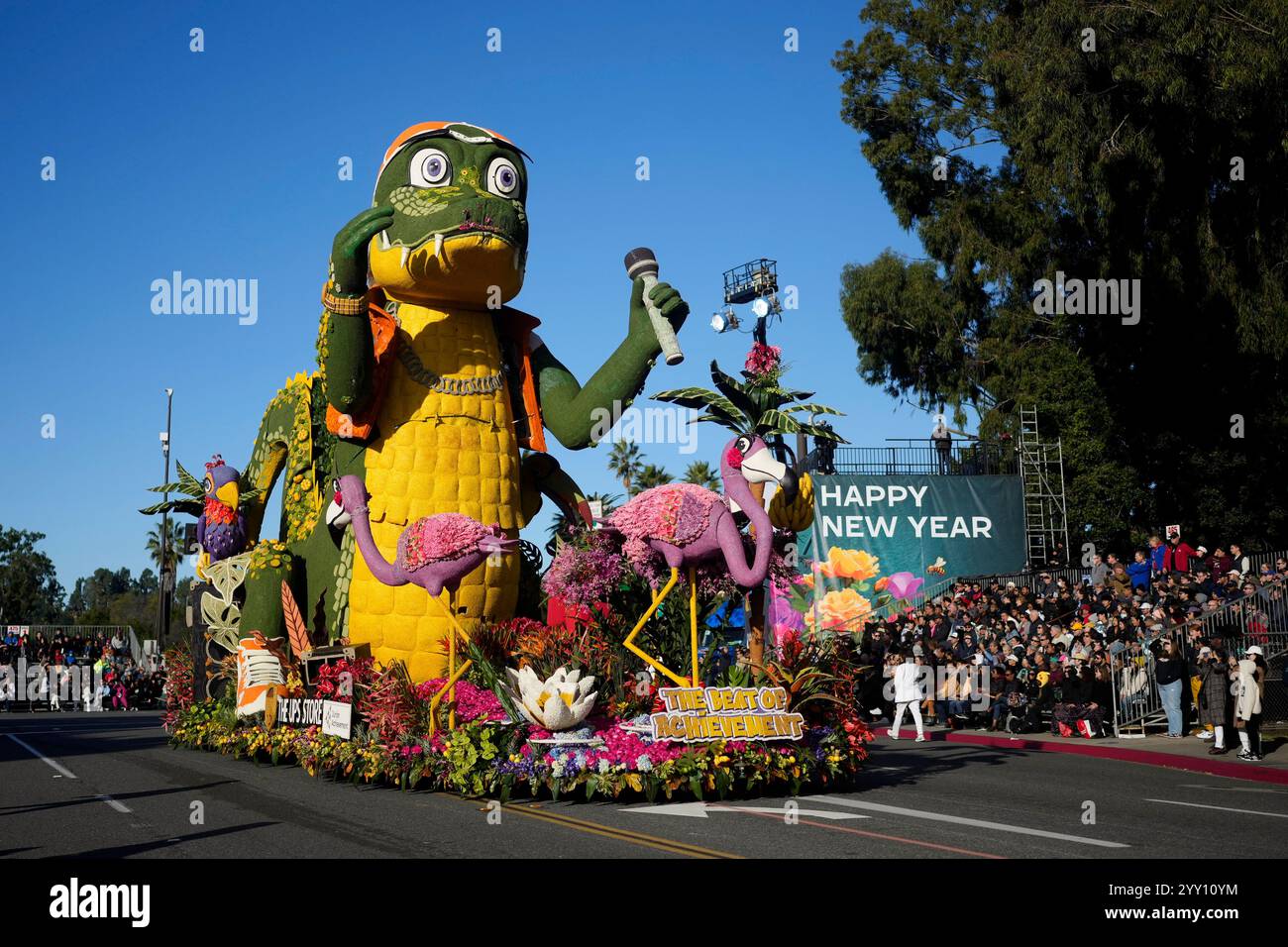 FILE The UPS Store float moves along the parade route at the 135th