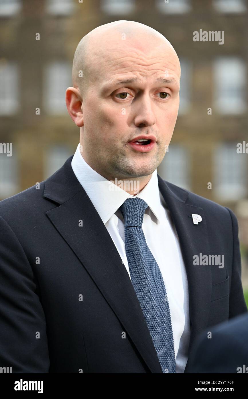 London, UK. Politicians on College Green : Stephen Flynn leader of the Scottish National Party. Mr Flynn was interviewed on College Green when he addressed the plight of the WASPI Women and defended their cause. Credit: michael melia/Alamy Live News Stock Photo