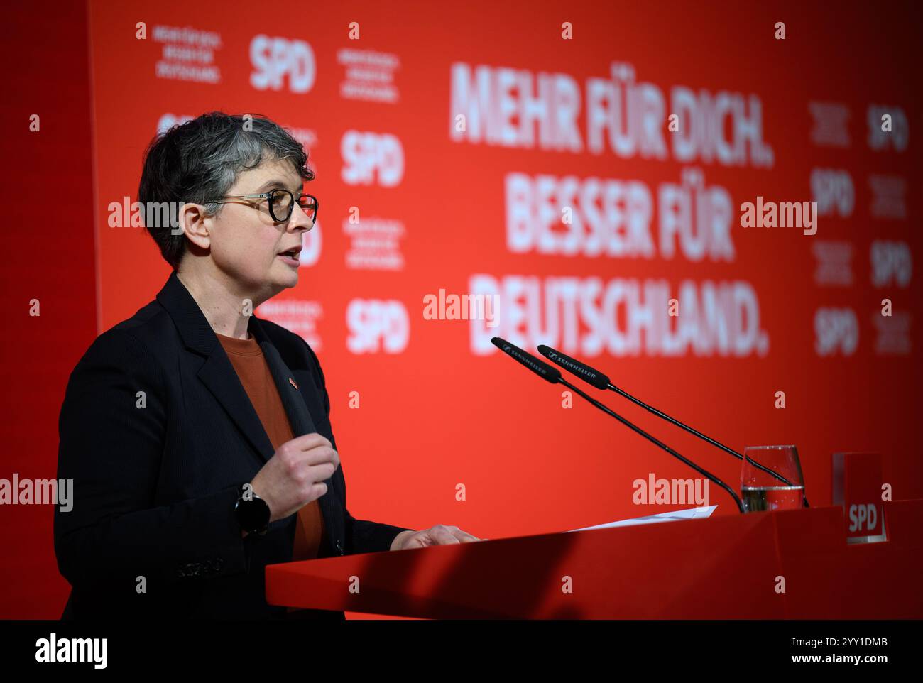 18 December 2024, Berlin Nicola BöckerGiannini, state chairwoman of