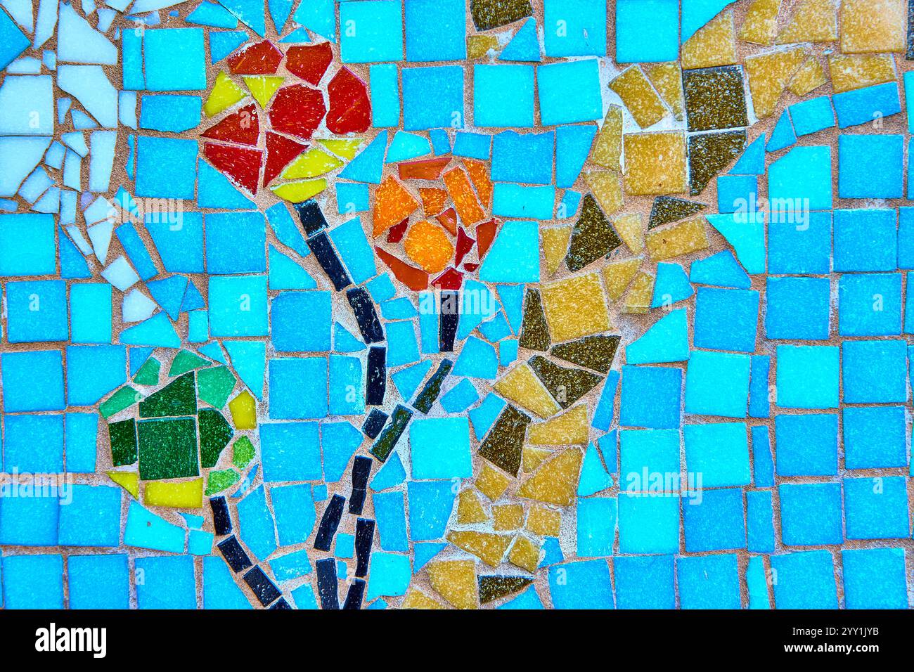 Colorful ceramic mosaic wall hi-res stock photography and images - Alamy