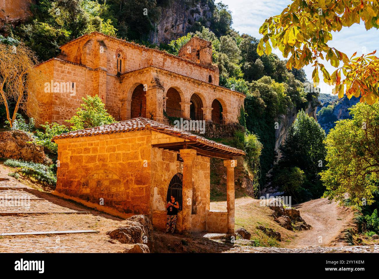 Medieval hermitage of Santa Maria de la Hoz and chapel of the Holy ...