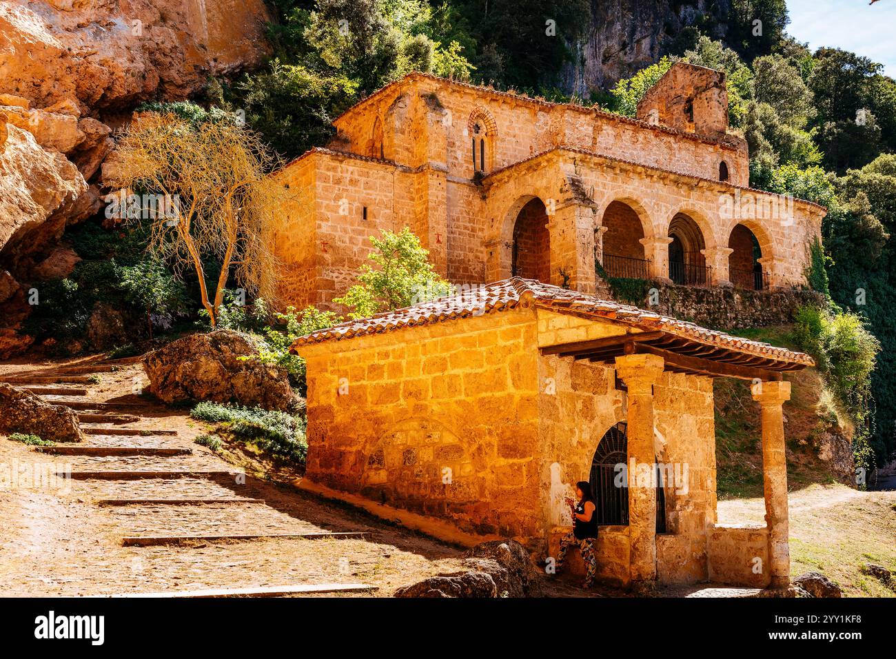 Medieval hermitage of Santa Maria de la Hoz and chapel of the Holy ...