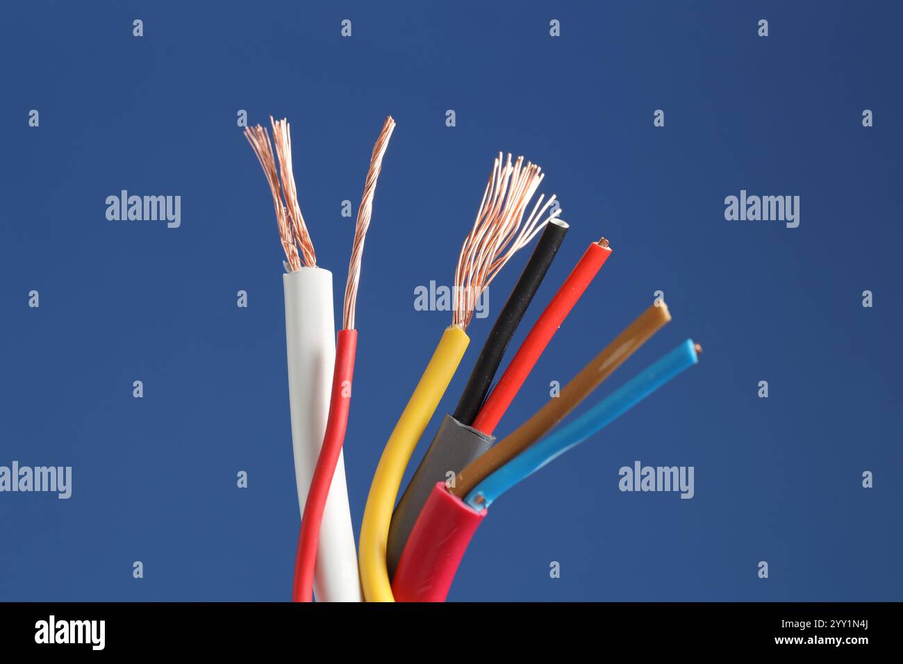 Wires Images Ripped Cable electrical wires exposed hi-res stock photography and images - Alamy