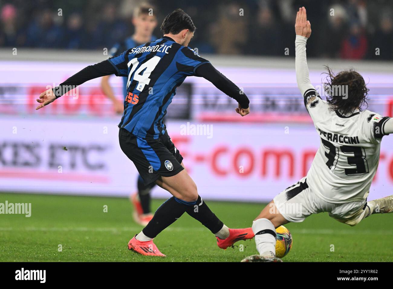Lazar Samardzic scores a goal of Atalanta BC scores a goal a goal