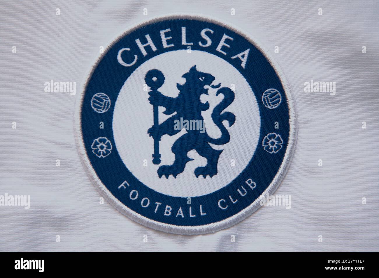 Chelsea Football Club badge, Stock Photo