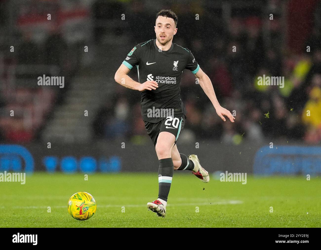 Liverpool's Diogo Jota during the Carabao Cup quarterfinal match at St