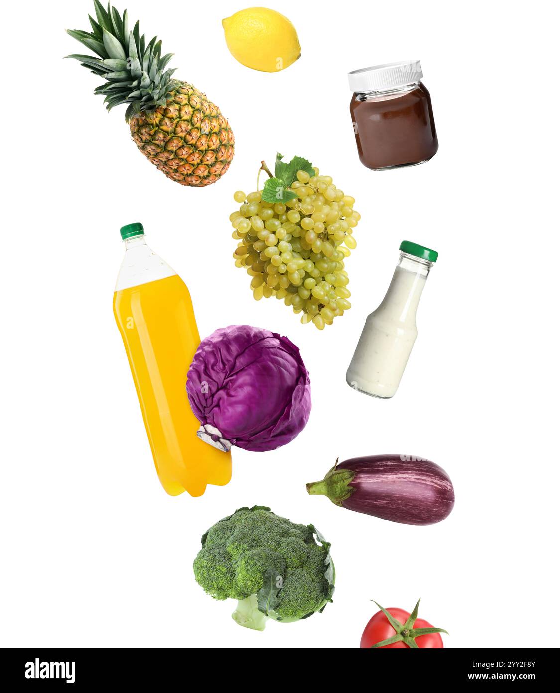 Different products in air hi res stock photography and images Alamy