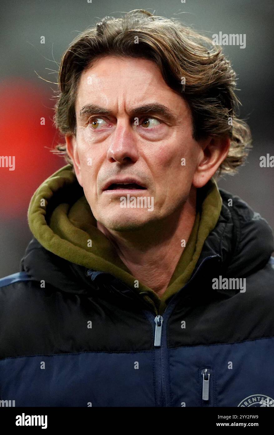 Brentford manager Thomas Frank before the Carabao Cup quarterfinal
