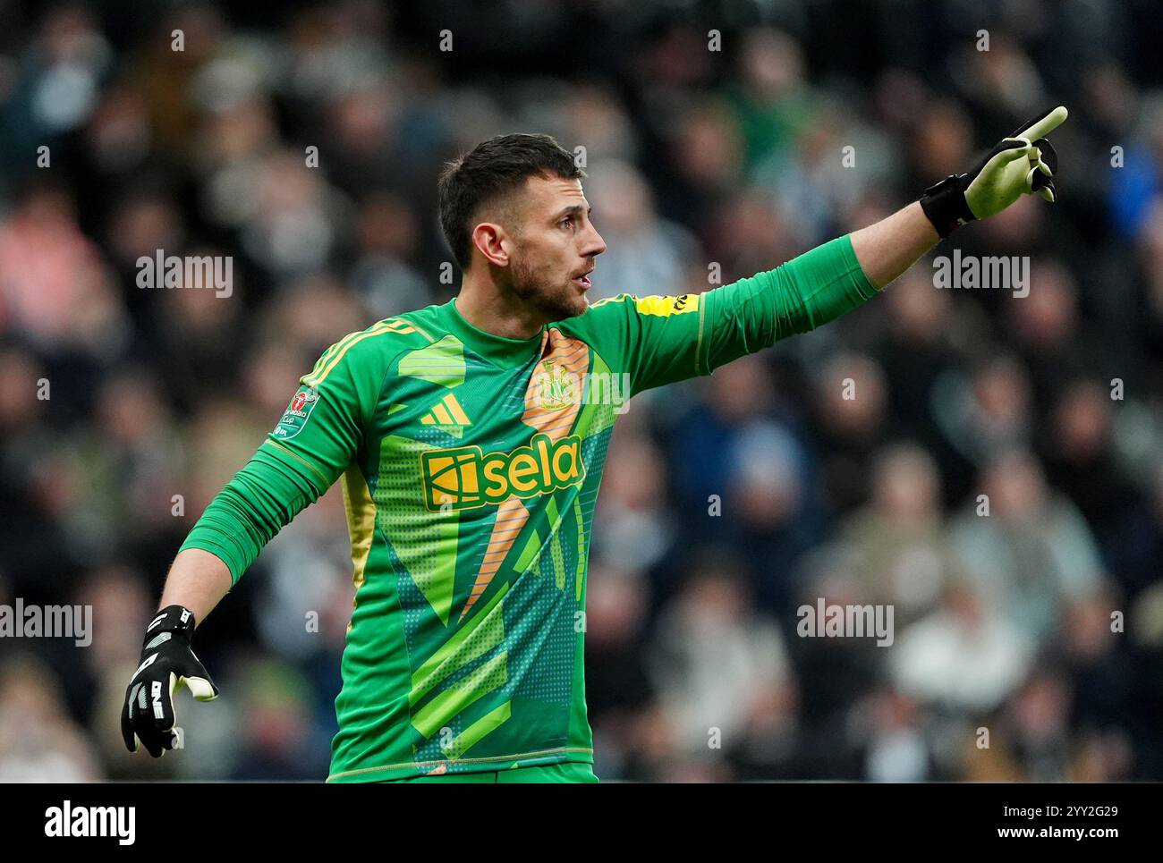 Newcastle United's Martin Dubravka during the Carabao Cup quarterfinal