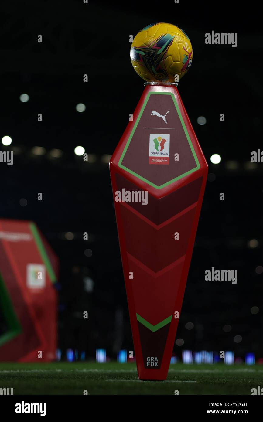 Turin, Italy, 17th December 2024. A Puma Orbita Official Serie A 2024