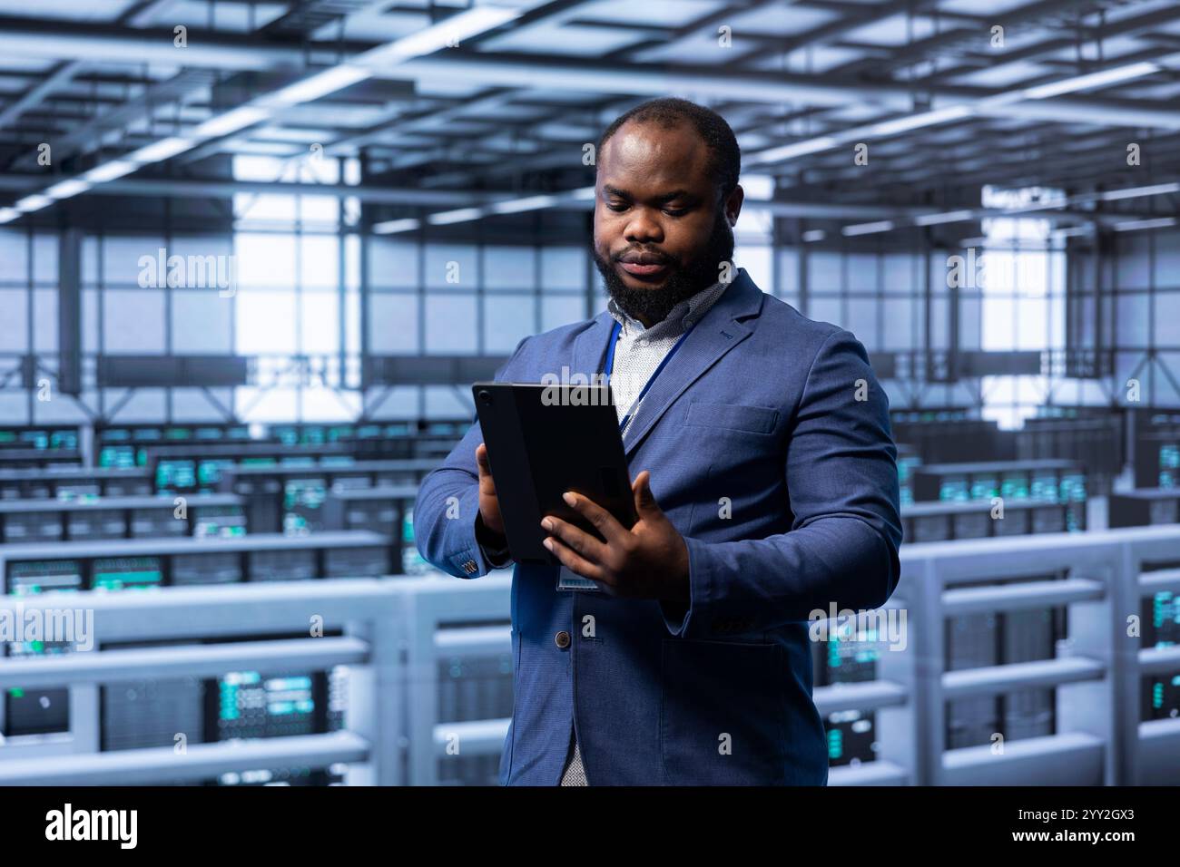 Admin in data center workplace hi-res stock photography and images - Alamy