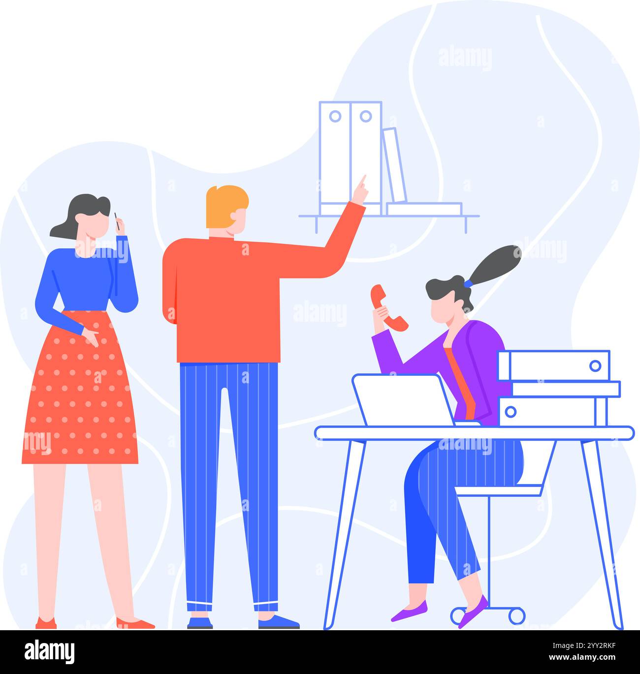 Another employee Cut Out Stock Images Pictures Alamy