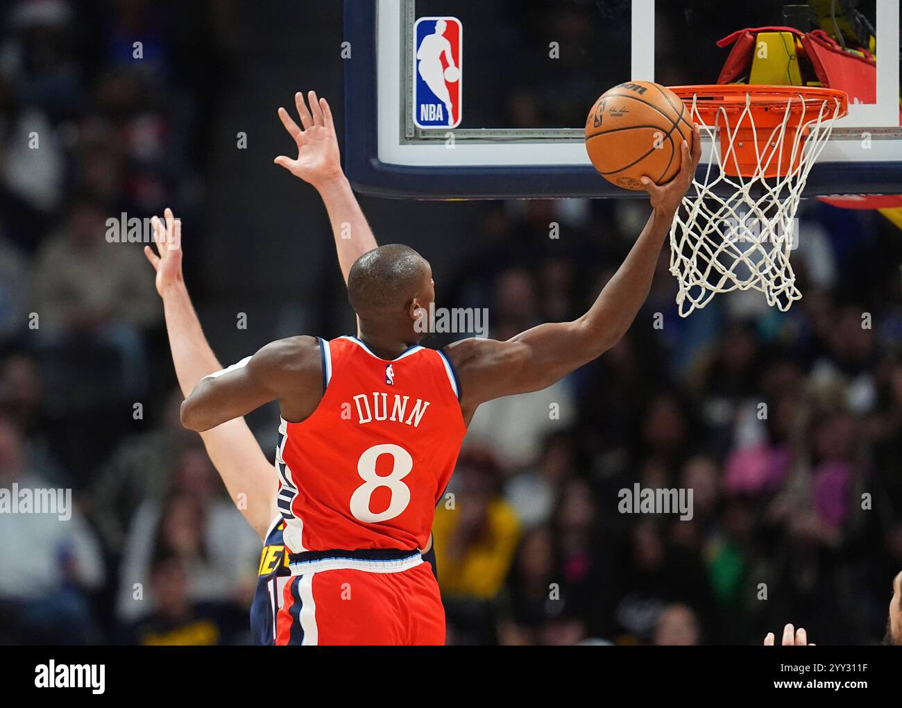 Los Angeles Clippers guard Kris Dunn (8) in the first half of an NBA