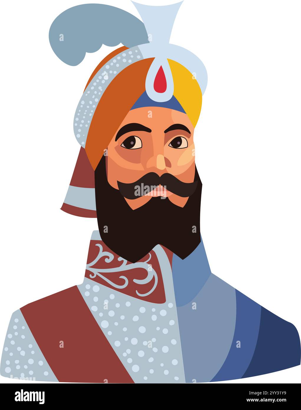 guru gobind singh hindu Stock Vector Image & Art - Alamy