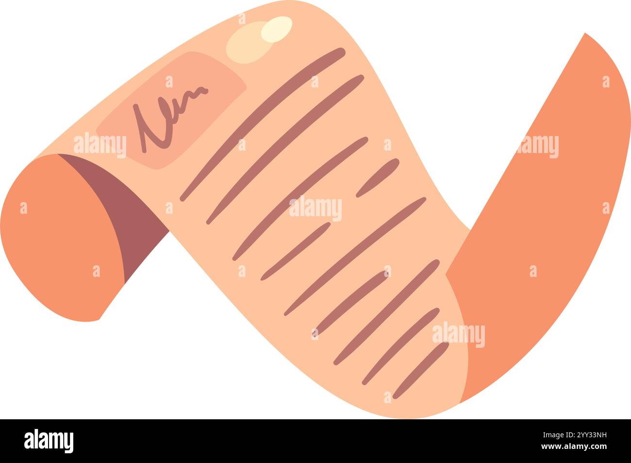 Paper Scroll Poem Stock Vector Image Art Alamy