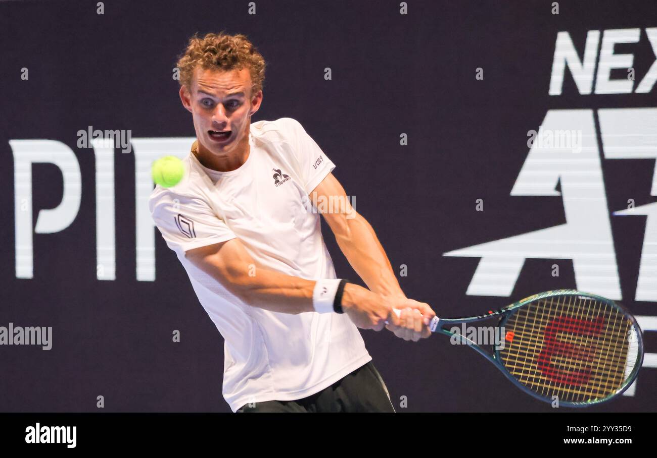 (241219) JEDDAH, Dec. 19, 2025 (Xinhua) Luca Van Assche of France