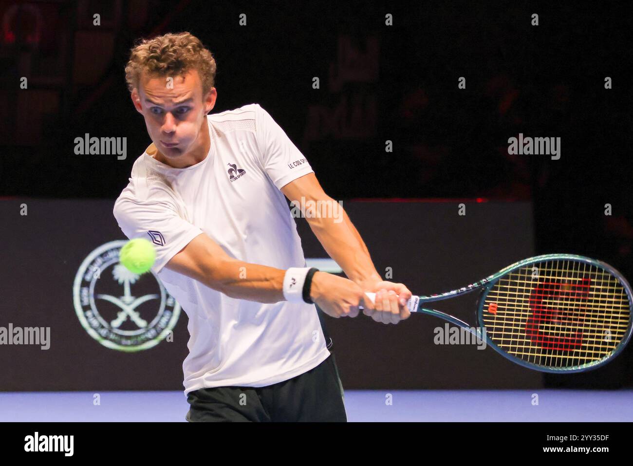 (241219) JEDDAH, Dec. 19, 2025 (Xinhua) Luca Van Assche of France