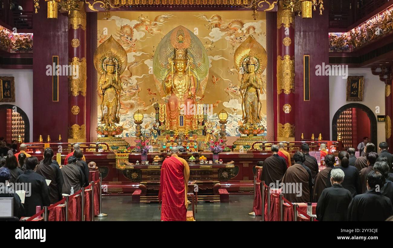 Singapore Buddhism - Smartphone Captured Stock Image
