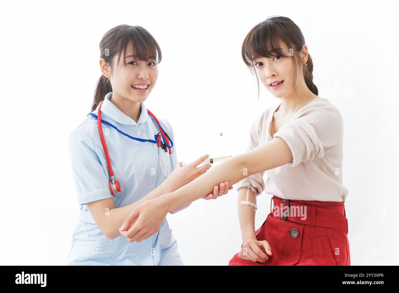 Nurse injections patient vaccine hi-res stock photography and images ...