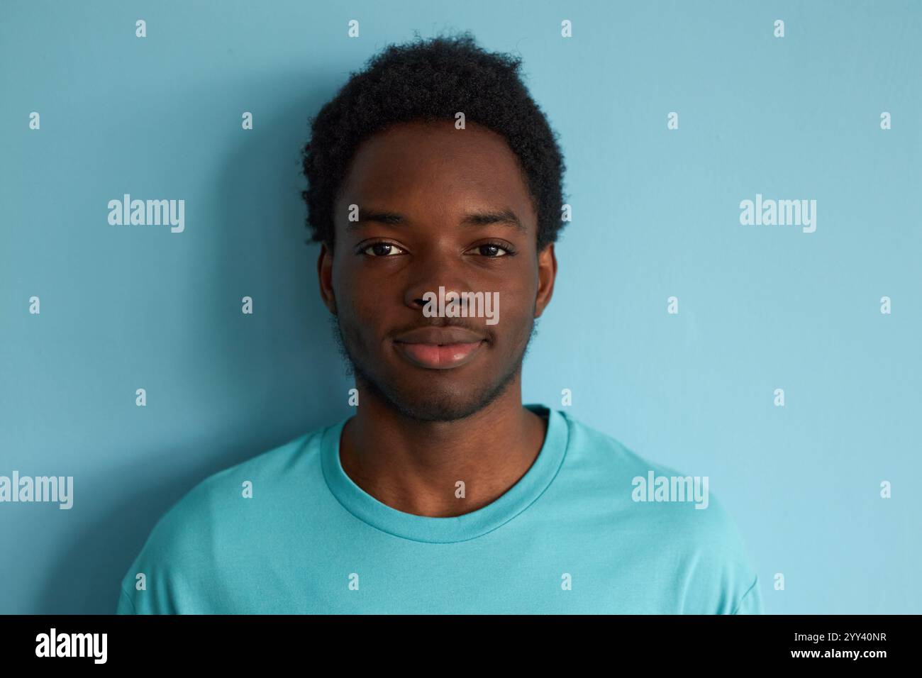 Portrait Of African American Young Man Stock Photo
