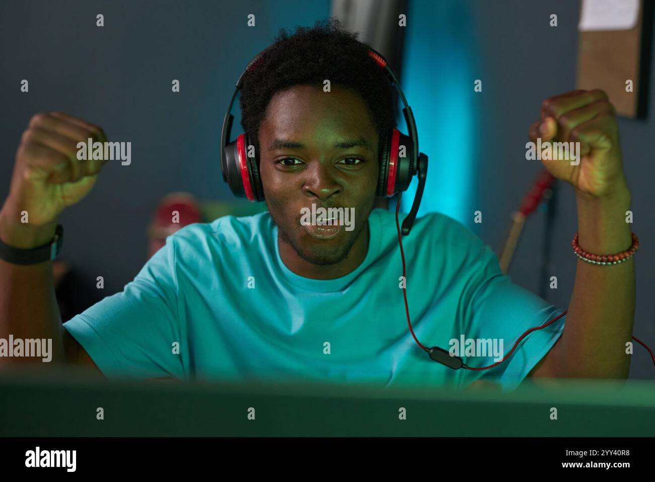 Gaming home successful gamer hi-res stock photography and images - Alamy