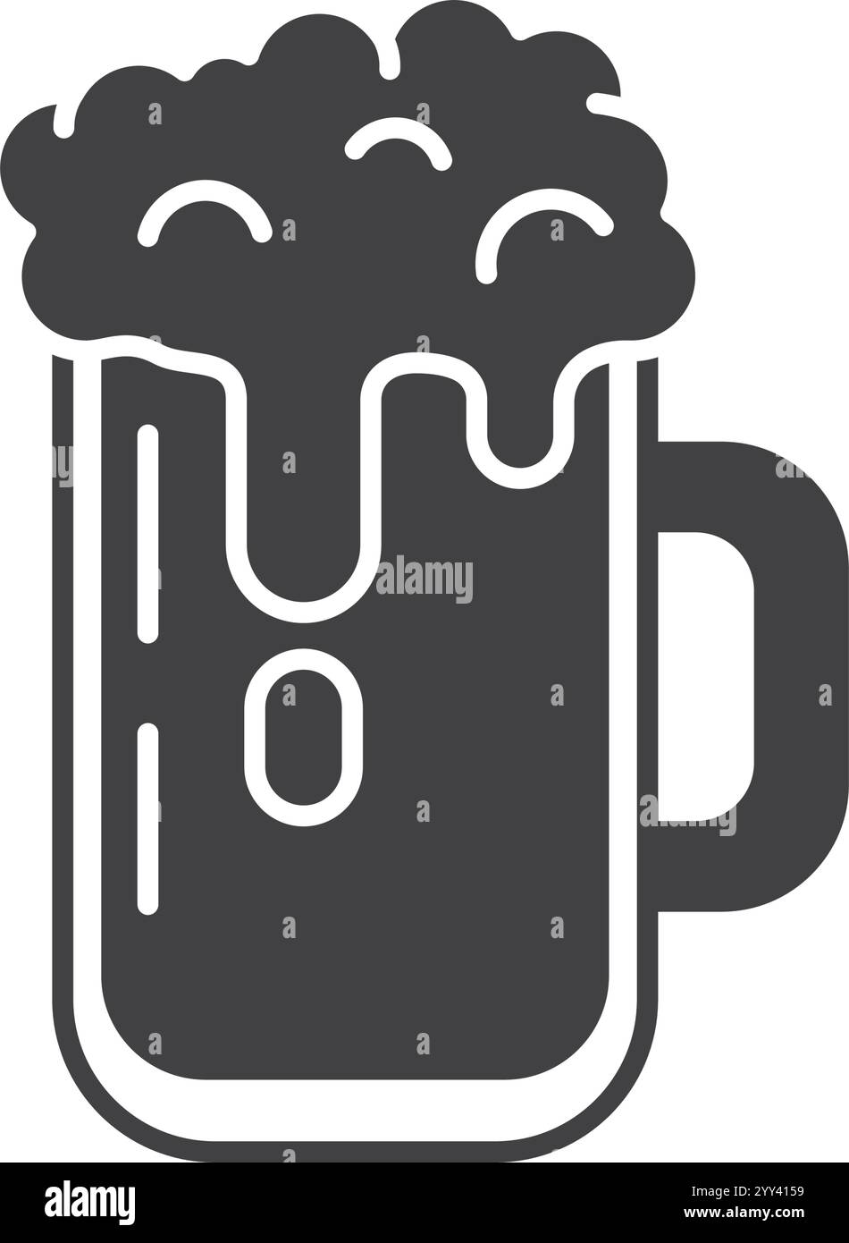 Beer icon in flat Cut Out Stock Images Pictures Alamy