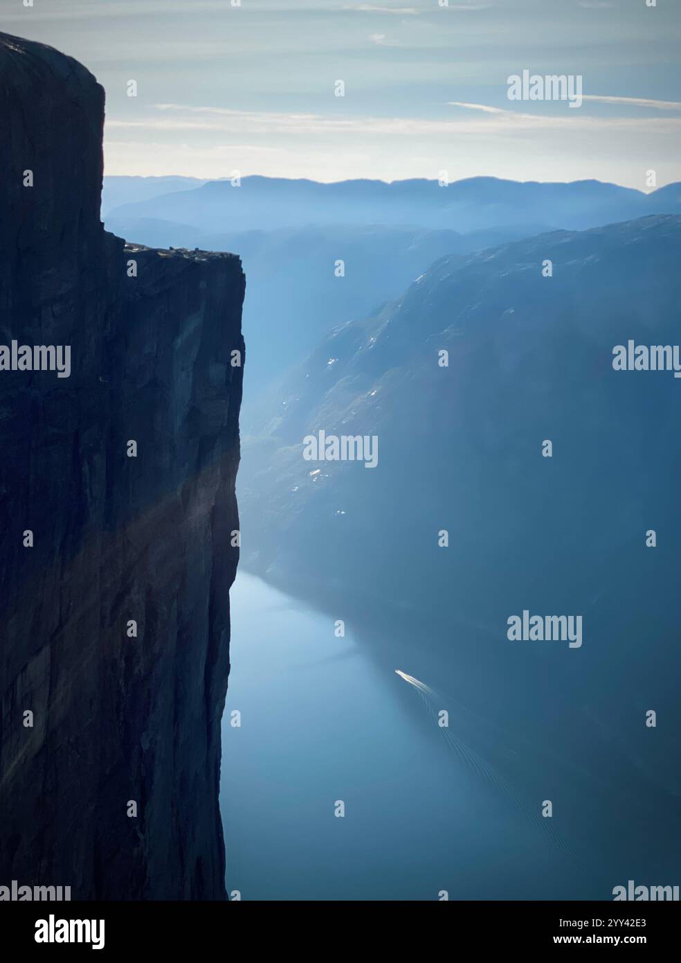 Scenic Fjorde in Norway - Smartphone Captured Stock Image