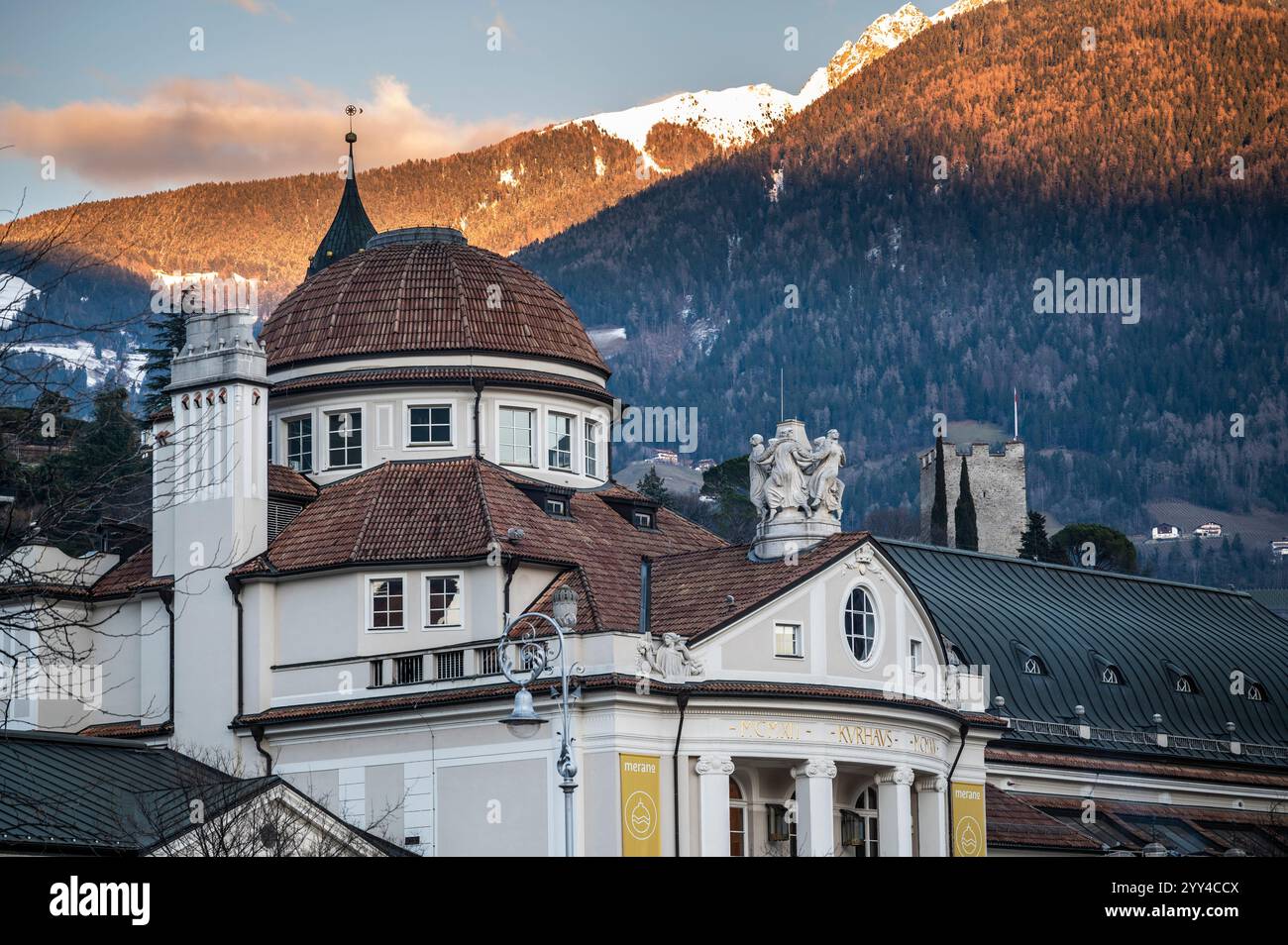 Christmas markets in Merano. City of Christmas magic Stock Photo - Alamy
