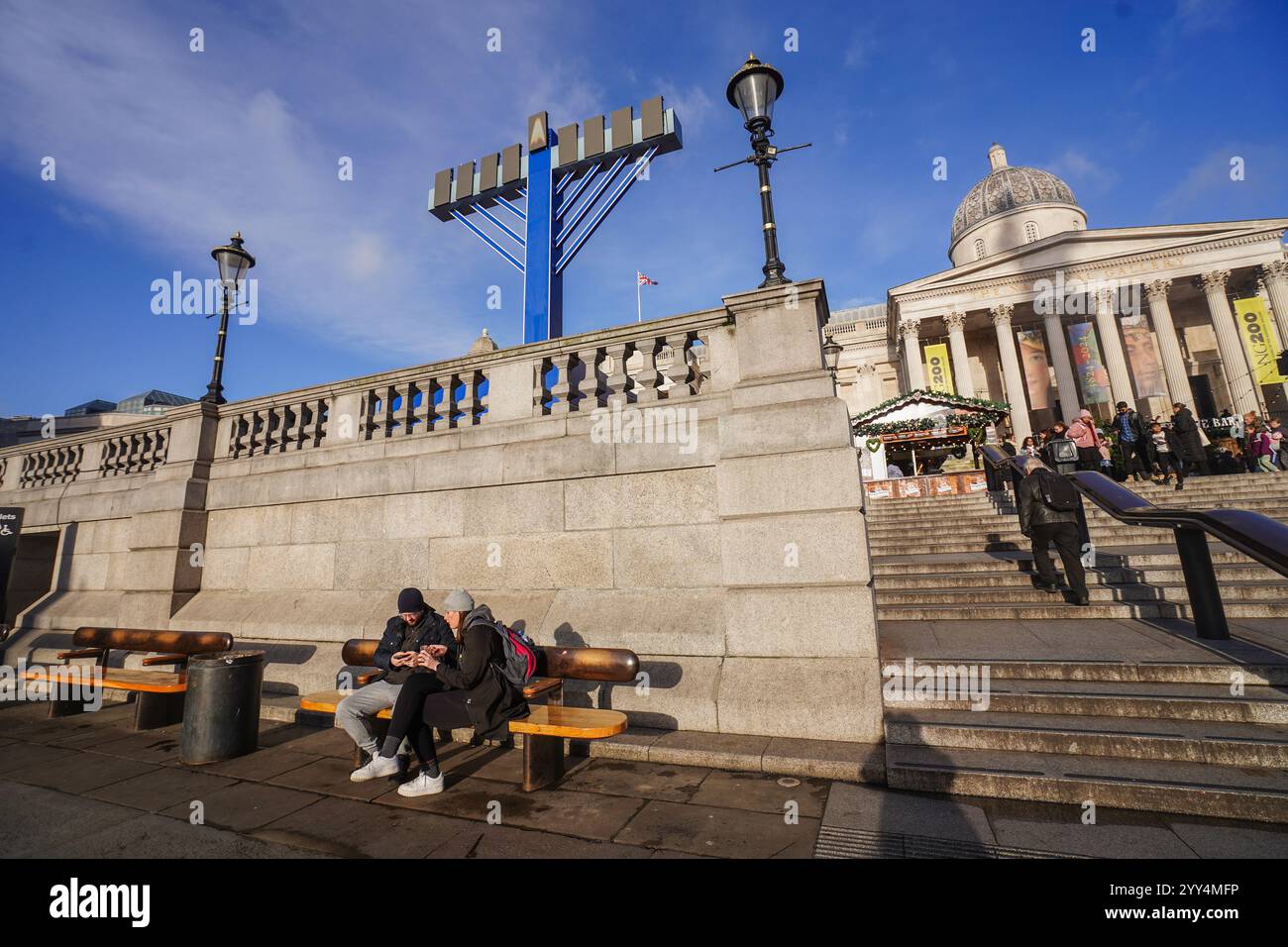 Hanukkah trafalgar square 2025