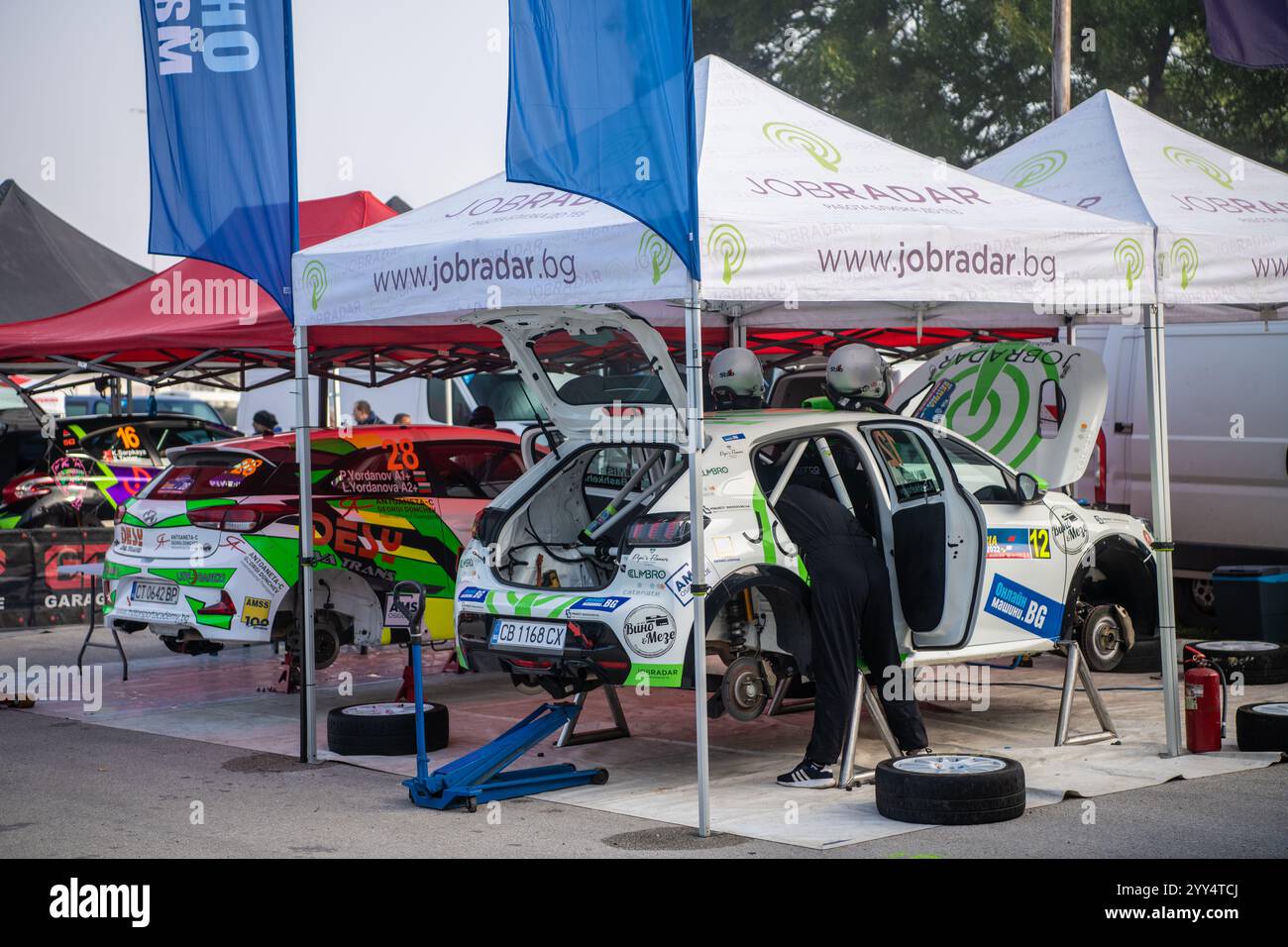 Paddock Area Rally Paddock area hi-res stock photography and images - Alamy