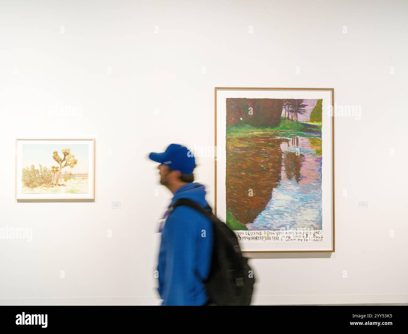 Art Basel Miami Beach is a premier international art fair that annually transforms Miami into a global cultural hub.   This prestigious event is acces Stock Photo