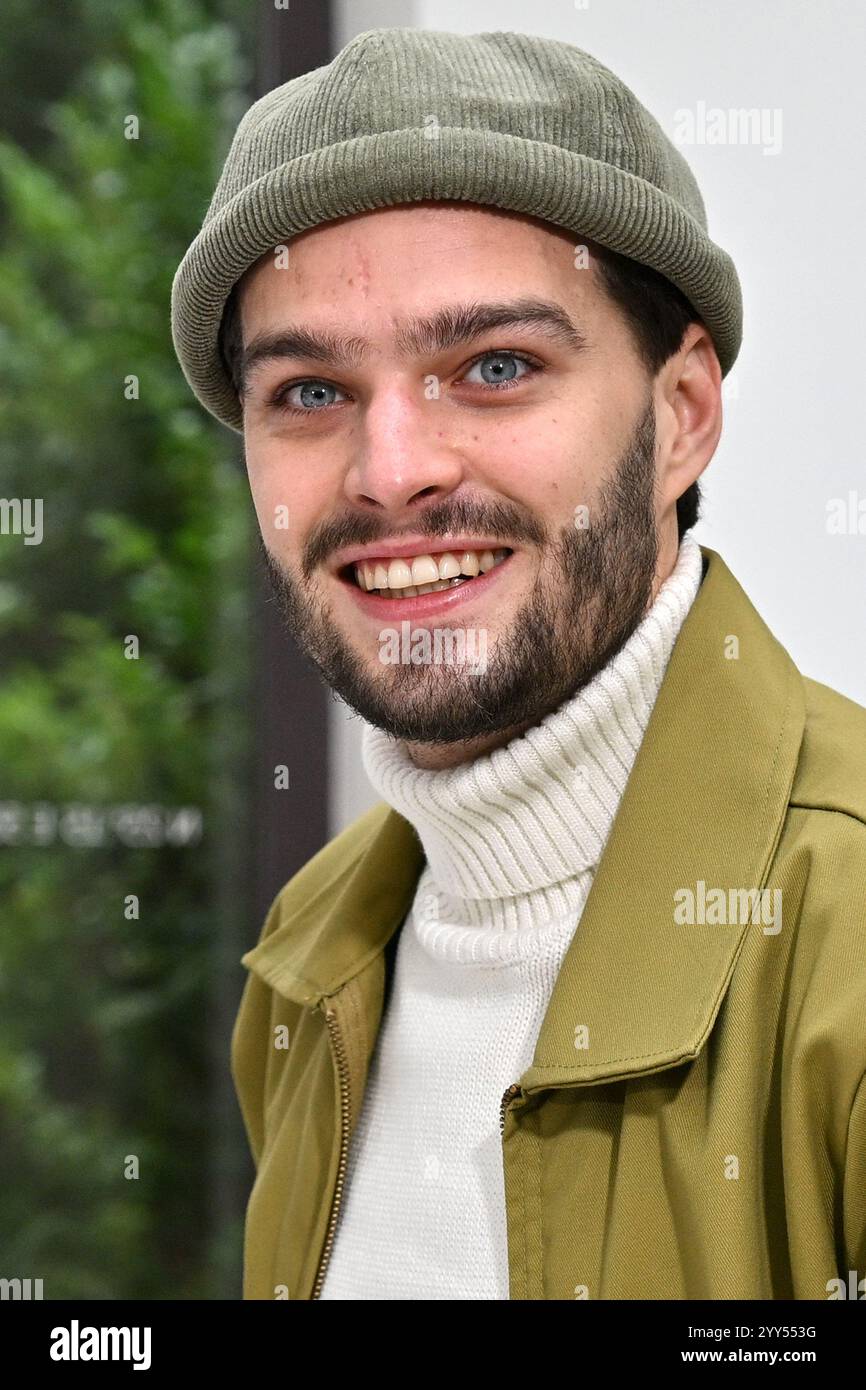 Roma, Lazio. 19th Dec, 2024. Riccardo Maria Manera during the Photocall of Cortina Express movie at Hotel Le Meridien Visconti, Rome, Italy, December 19th Credit: massimo insabato/Alamy Live News Stock Photo