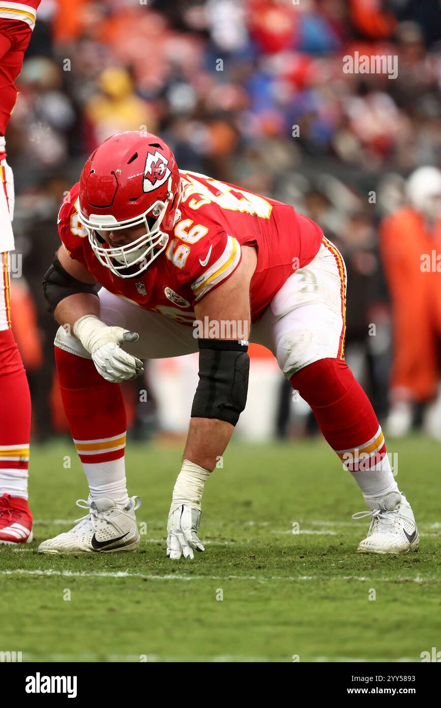 Kansas City Chiefs guard Mike Caliendo (66) lines up for a play during