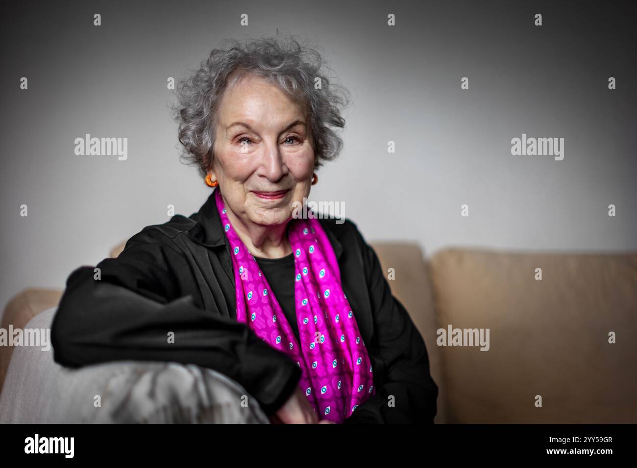 Stockholm, Sweden. 04th Nov, 2024. Canadian writer Margaret Atwood, photographed in Stockholm, Sweden, on November 4, 2024.Photo: Thomas Karlsson/DN/TT/Code: 3523 Credit: TT News Agency/Alamy Live News Stock Photo