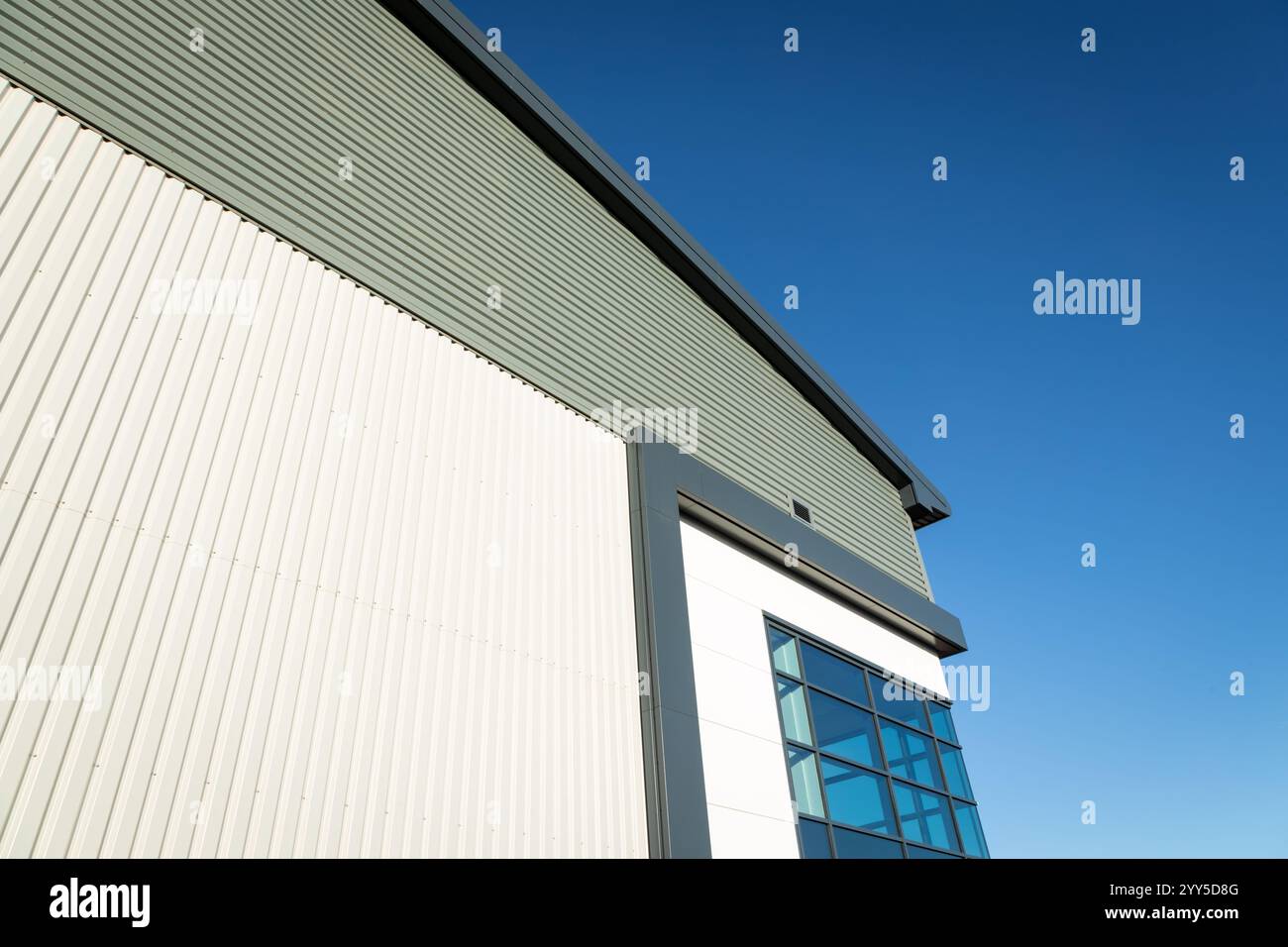 New light industrial building, Worcester, UK, 2024 Stock Photo