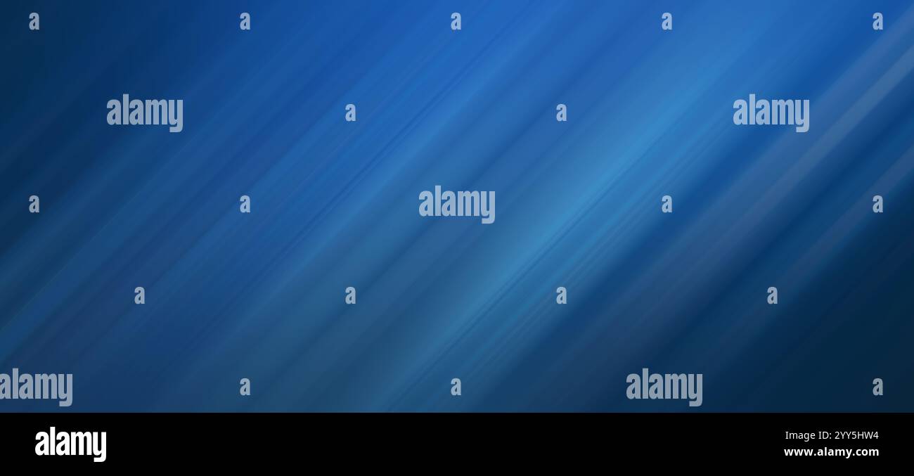 Blue blur motion background Serene Blue Gradient with Dynamic Diagonal Light Trails Stock Photo