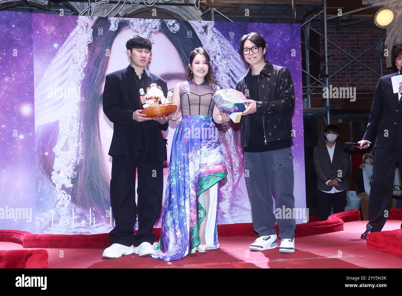 Taipei. 19th Dec, 2024. Taiwanese female singer Yuki Hsu attends a listening session for her new album in Taipei, Taiwan Province, China, on December 19, 2024. (Photo by Costfoto/NurPhoto) Credit: NurPhoto SRL/Alamy Live News Stock Photo