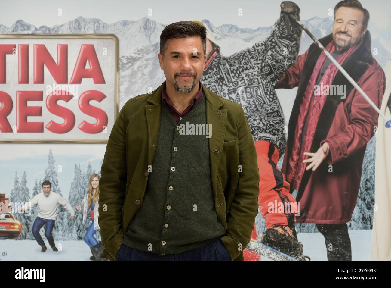 Rome, Italy. 19th Dec, 2024. Eros Puglielli attends the photocall of the movie 'Cortina Express' at Visconti Palace Le Meridien Hotel. (Photo by Mario Cartelli/SOPA Images/Sipa USA) Credit: Sipa USA/Alamy Live News Stock Photo