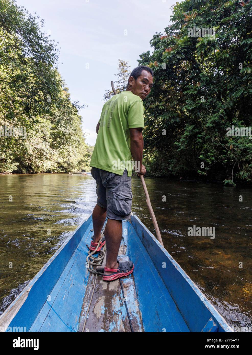 Poling Poling boat hi-res stock photography and images - Alamy