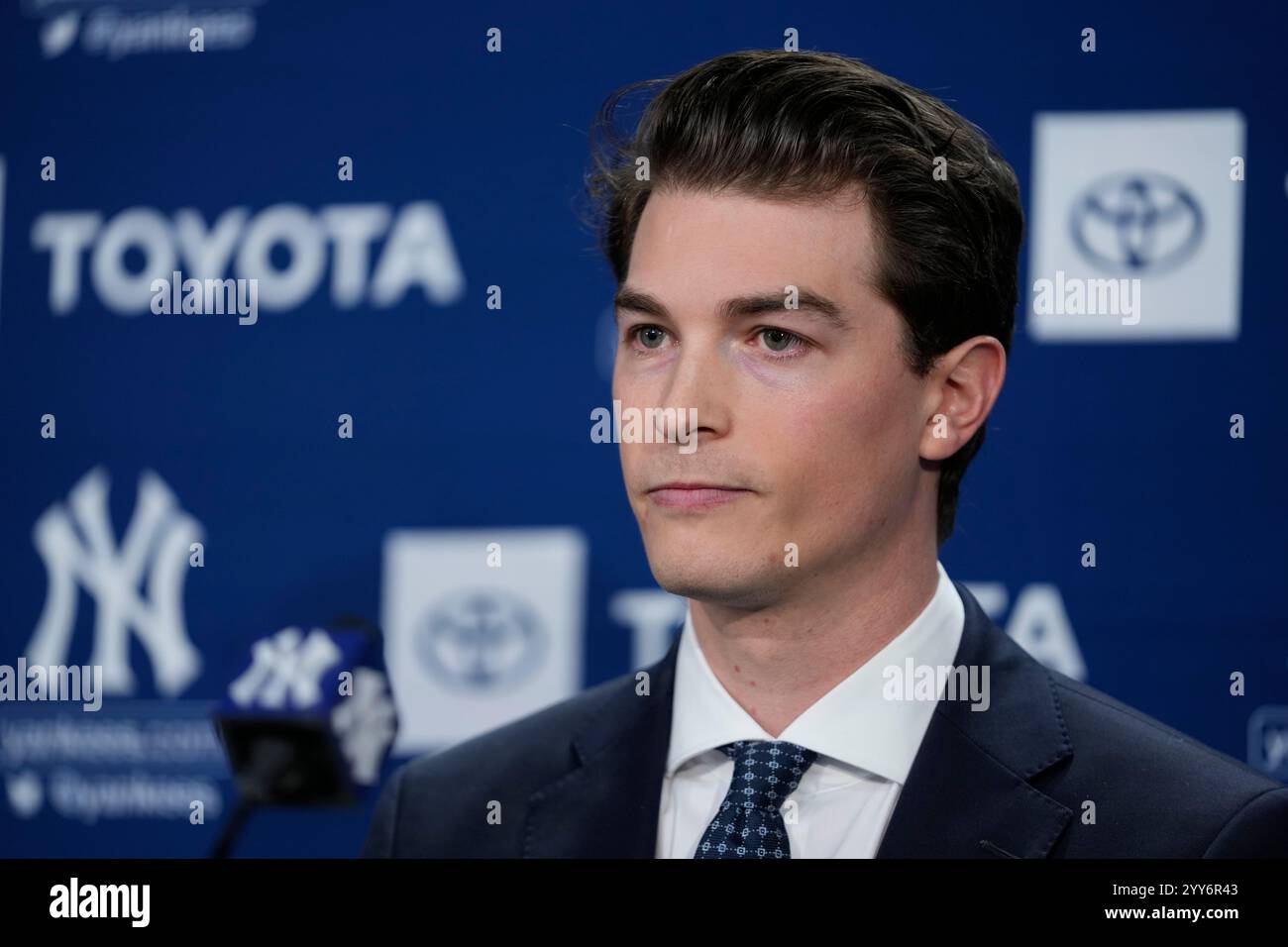 New York Yankees Max Fried During A Baseball News Conference new-york-yankees-max-fried-during-a-baseball-news-conference