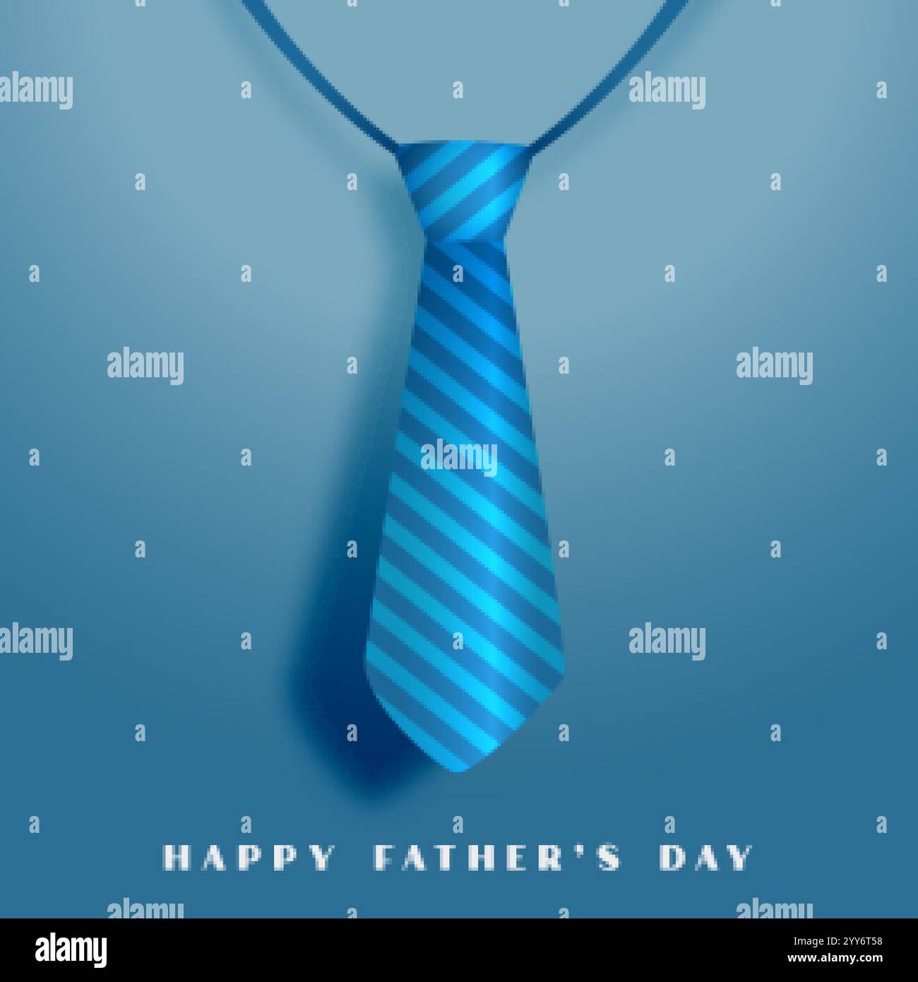 happy fathers day blue tie background Stock Vector Image & Art - Alamy