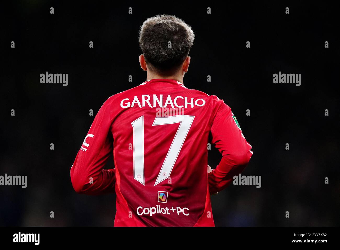 Manchester United's Alejandro Garnacho during the Carabao Cup quarter
