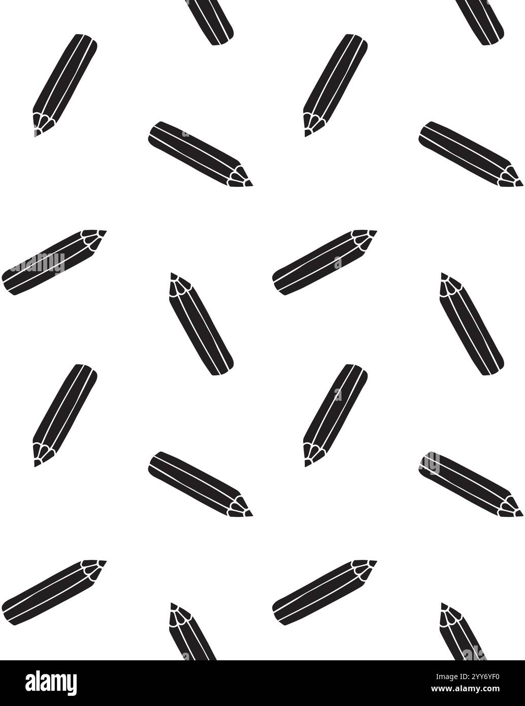 Vector seamless pattern of black hand drawn doodle sketch pencil ...