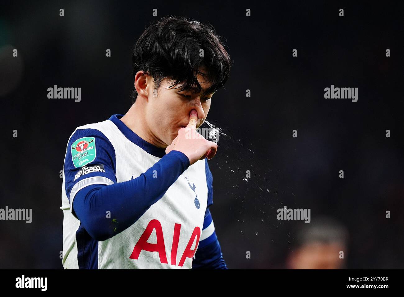 Tottenham Hotspur's Son HeungMin during the Carabao Cup quarterfinal