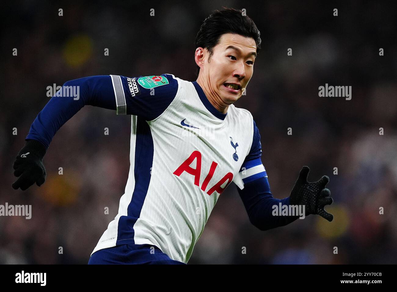 Tottenham Hotspur's Son HeungMin during the Carabao Cup quarterfinal